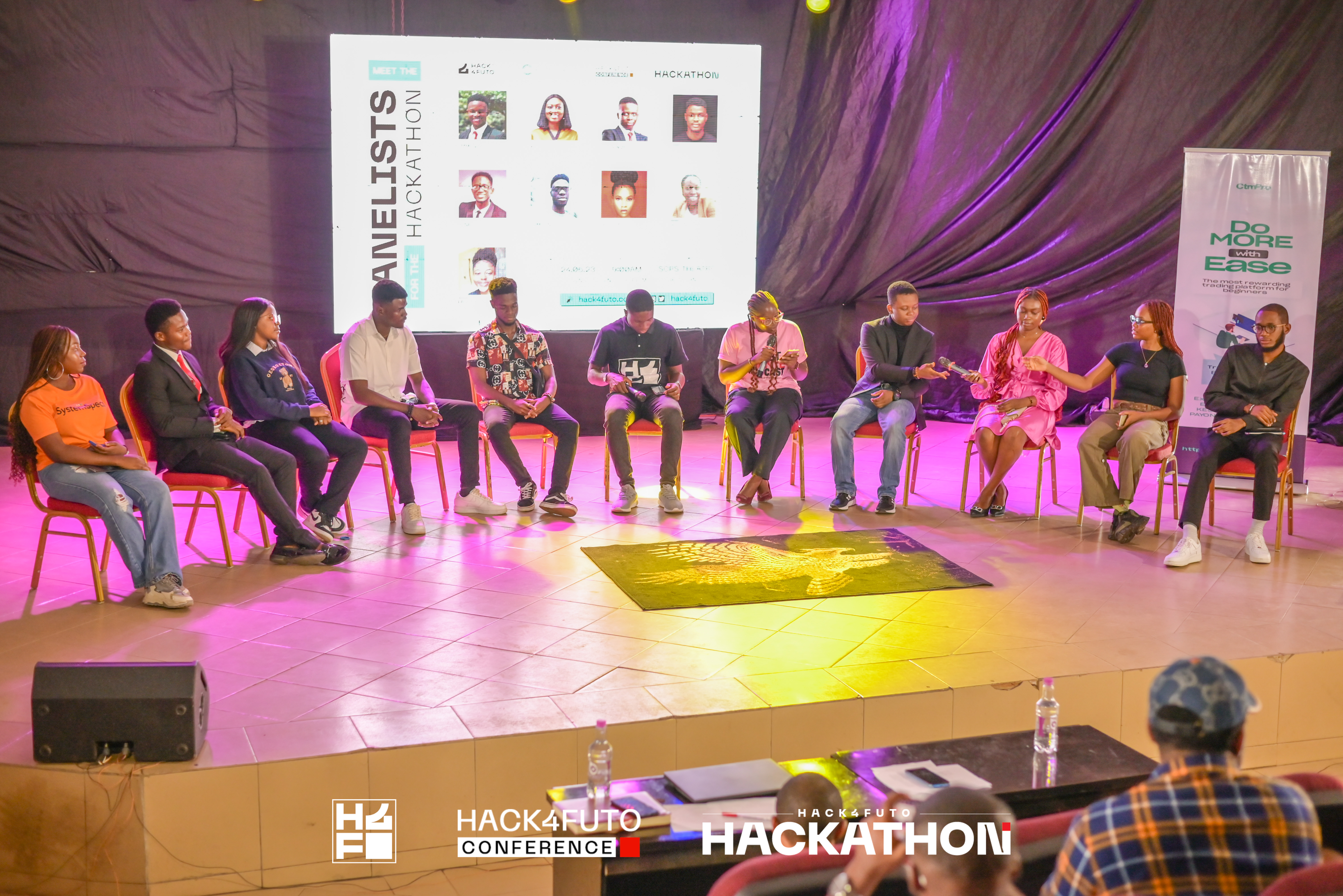 Tech conference with audience